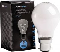 Patron B22d Gloeilamp | 60W 2700K 510Lm Mat | Dimbaar