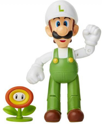 Jakks Pacific Super Mario Action Figure - Fire Luigi Merchandise