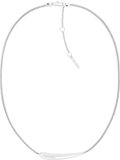 Calvin Klein Dames Ketting - Choker - Staal - Zilverkleurig - 1 mm breed - 45 cm lang