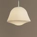 GEJST CALY Suspension lumineuse, blanc, Ø 32 cm, Textile/Verre, E14