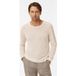 John Varvatos Esperia Regular Fit Ls Crewneck With Pin Egg Shell