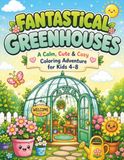 Fantastical Greenhouses: A Calm, Cute & Cozy Coloring Adventure for Kids 4-8