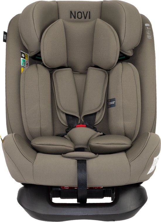 Novi Baby® Lucas Premium Autostoel I-Size - Dark Taupe - Groep 0-1-2-3