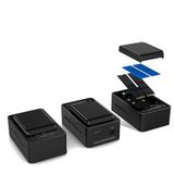 FANTEC 2 x USB3.2 Gen2 x 2 x 20 Gbps NVMe Clone Station SSD dockingstation voor 2 x NVMe PCIe SSD's, interne ventilator, USB-overdrachtssnelheden tot 20 Gbit/s, kloonfunctie, grote heatsink, aluminium