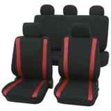 Petex universele stoelbekleding 11 stuks Samoa, rood