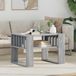 vidaXL Table basse Sonoma gris 66 x 49,5 x 45 cm Bois traité