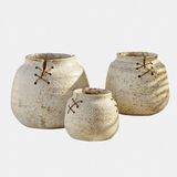 LOBERON Vaas set van 3 Halvenby grijs