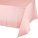 Haza Nappe - 2x - baby shower/naissance fille - rose clair - plastique - 274 x 137 cm