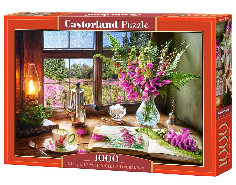 Castorland Still Life with Violet Snapdragons - 1000 stukjes Puzzel - Unisex