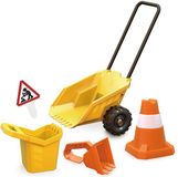Hape Zandschep en emmer dumperwagen set - Geel - Kunststof