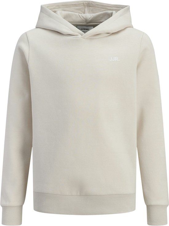 JJ REBEL JUNIOR JACK&JONES JREBREBEL LOGO SWEAT HOOD NOOS JNR Jongens Sweater 10 jaar Moonbeam