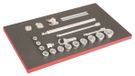 Bahco Foaminlay Fit&Go 40" met doppen en toebehoren 3/4" - 104-delig - FF1B11LM