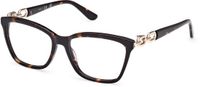 Guess GU50181 Dark havana Vierkant Acetaat Vrouwen Brilmonturen