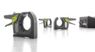FLEXIPASS kabeldoorvoer met tas, draaibare wielset voor kabeldispenser