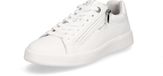 Tamaris Baskets 1-23709-44 100 Dames Basse En Cuir Dames M2370944 Blanc