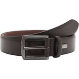 LLOYD Leren Riem Belt W105 Dark Brown Bruine