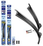 alca® Essuie-glace pour LEAPMOTOR B10 04.2025 - 10.2026, balai d'essuie-glace plat SUPER FLAT, design extra plat, flexible, revêtement nanographique