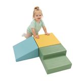IGLU Soft Play motorische set voor baby's, 3-delig (Pastel Sea)