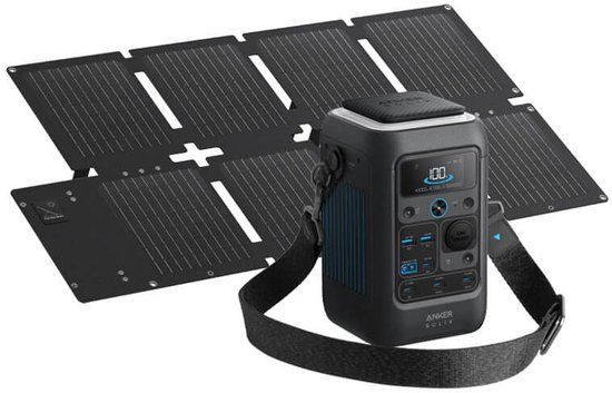 Anker SOLIX C300X DC Plus Portable Power Station - 300Wh - 600W - With Solar Panel