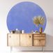 Autocollant Mural Rond - Couleur Tendance - Diamètre 100 cm - Adhésif + Protection Mate