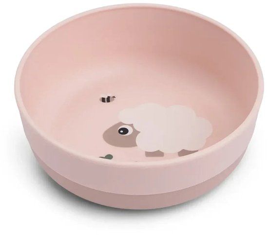 Done By Deer Bord - Tiny Farm - Rond - 14 cm - Powder