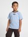 Hummel hmlTIMMI RAGLAN T-SHIRT S/S Kinderen Unisex Katoen CASHMERE BLUE Maat 92