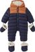 Vertbaudet Colorblock kruippakje baby gevoerd en gewatteerd