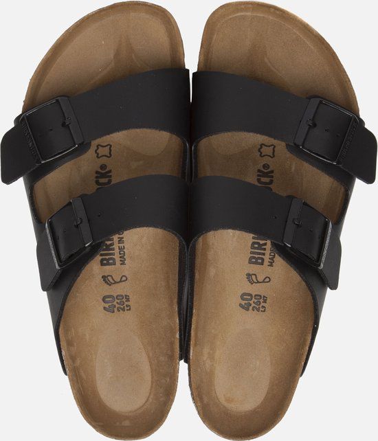 Birkenstock Arizona Normaal Heren Slippers - Black - 4013871023272