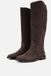 PS Poelman Hoge Laarzen bruin Suede - Maat 39