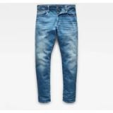 G-STAR RAW Heren Jeans Tapered, 3301, 40 W/36 L, blauw
