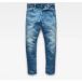 G-STAR RAW Heren Jeans Tapered, 3301, 40 W/36 L, blauw