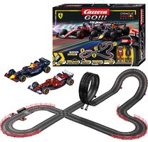Carrera Go!!! Racebaan - Speed Zone Formule 1 - Max Verstappen No.1 vs. Lewis Hamilton No.44 - 6,3m - 1:43