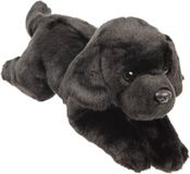 Suki Gifts Zwarte Labrador knuffel - Pluche hond van 30 cm - Huisdieren thema