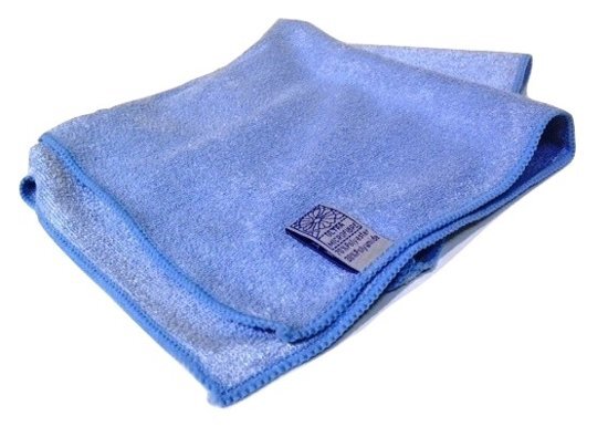 ultra microfibre Microvezeldoek professioneel blauw 10 stuks 40x40 cm