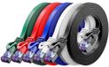 Câble Ethernet - Cat7 - 1 m - 5 pièces - Multicolore