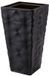 Form Diva Slim pot/bloempot - kunststof - noir - D30 x H56 cm - avec pot intérieur