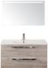 BES LED Seville Badmeubelset 100 cm - Craft Oak - Keramische Wastafel Wit Enjoy met Sence Spiegel