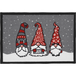 LIVARNO Tapis de porte avec imprimé de Noël, 60 x 40 cm (Père Noël)
