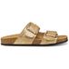 Geox D Brionia R B platte sandalen voor dames, Goud, 39 EU