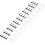 Cimco 187505 Adereindhulzen 0.5 mm² Deels geïsoleerd Wit 500 stuk(s)