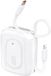 Dudao Powerbank K32 10000mAh 22.5W met USB-C Lightning Kabel Transparant