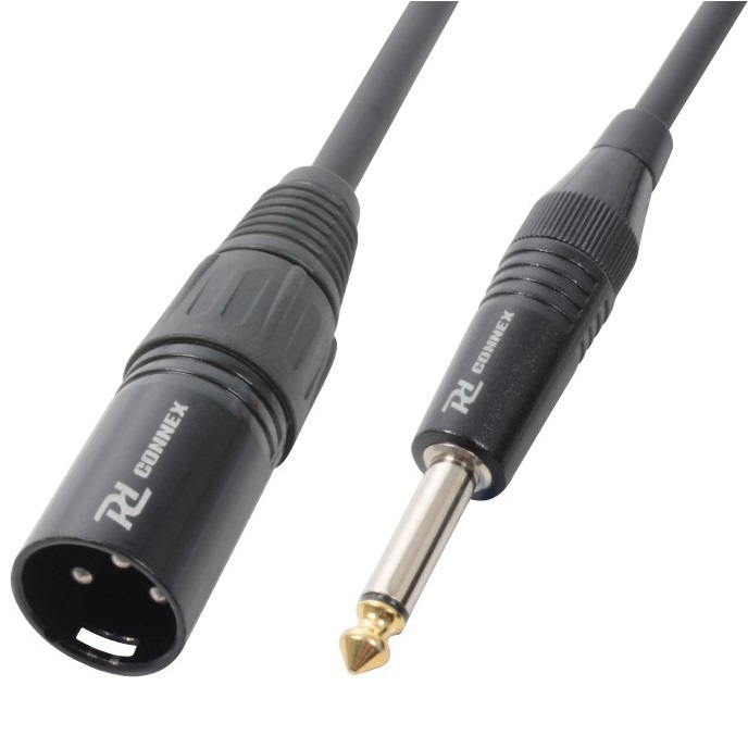 PD Connex XLR m - 6 35mm Jack mono m audiokabel - 8 meter