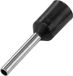 Vogt Verbindungstechnik 470408 Adereindhulzen 1.50 mm² Deels geïsoleerd Zwart 100 stuk(s)