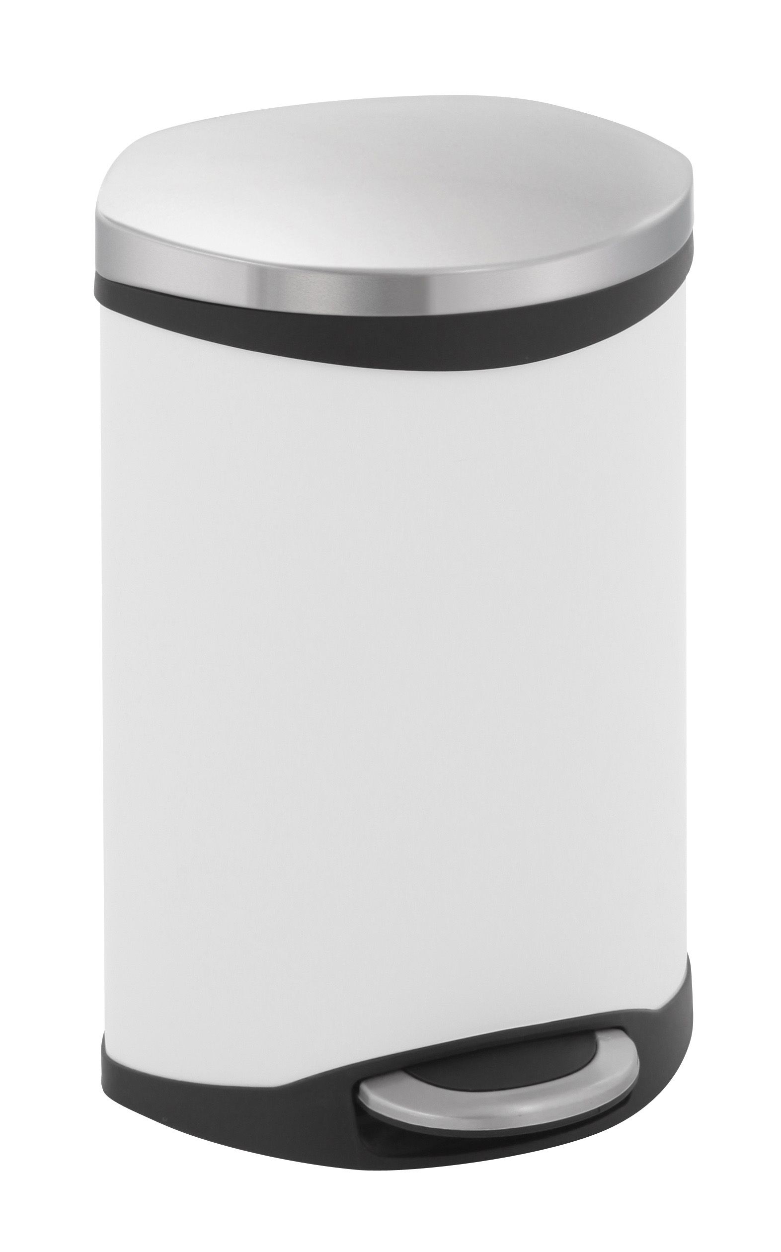EKO Shell Bin 10 liter Zilver
