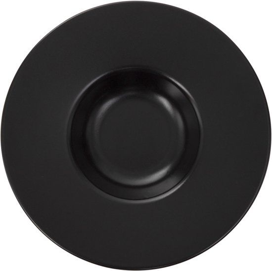 Homla FAMELIO Diep bord Aardewerk Zwart 28 cm