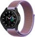 Strap-it Nylon Smartwatch bandje - Samsung Galaxy Watch 4 Classic 46mm - Lila