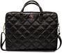 GUESS Sacoche matelassée 4G Metal Logo pour ordinateur portable - 15/16 pouces - Noir