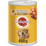 Pedigree Adult - Natvoer voor honden met kip en wortelen in gelei 24 blikjes van 400 g