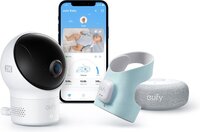 eufy Baby S320 - Smart Sock Babyfoon - 2.4 GHz Wi-Fi - Houd slaappatronen, dutjes, hartslag en bloedzuurstof bij - Voor kinderen van 0 tot 18 maanden.