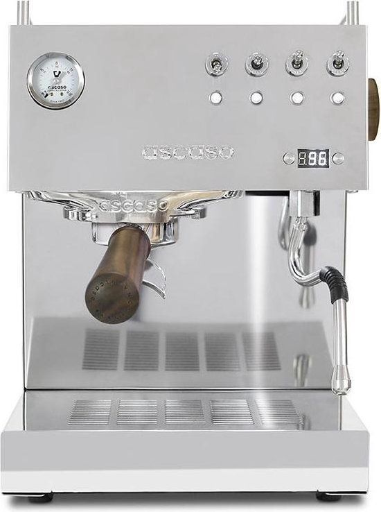 Ascaso Steel Uno PID Espresso machine - Roestvrij staal/Hout